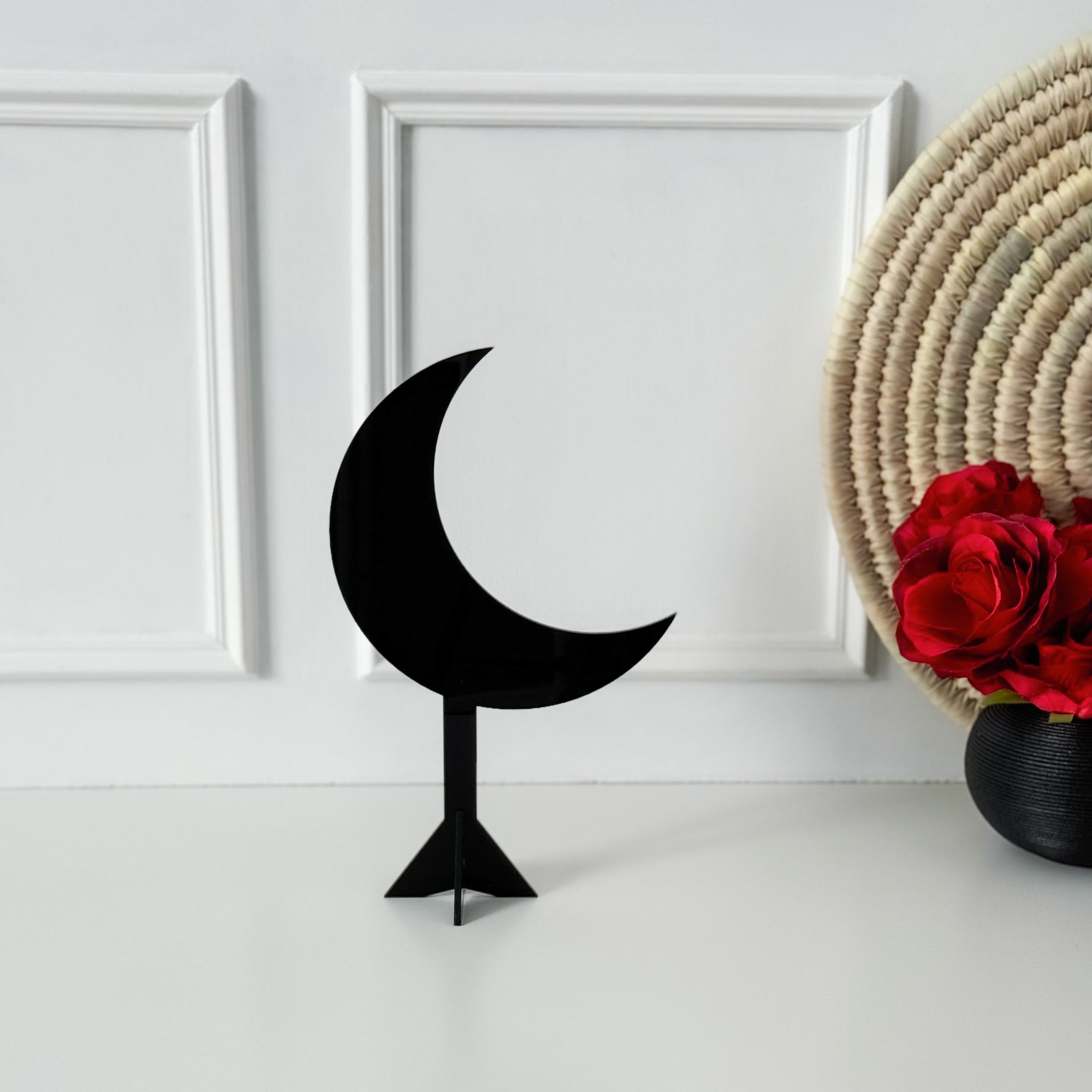 Crescent Decor-Black