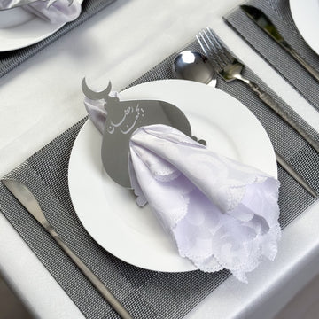 Silver napkin and tablecloth holder