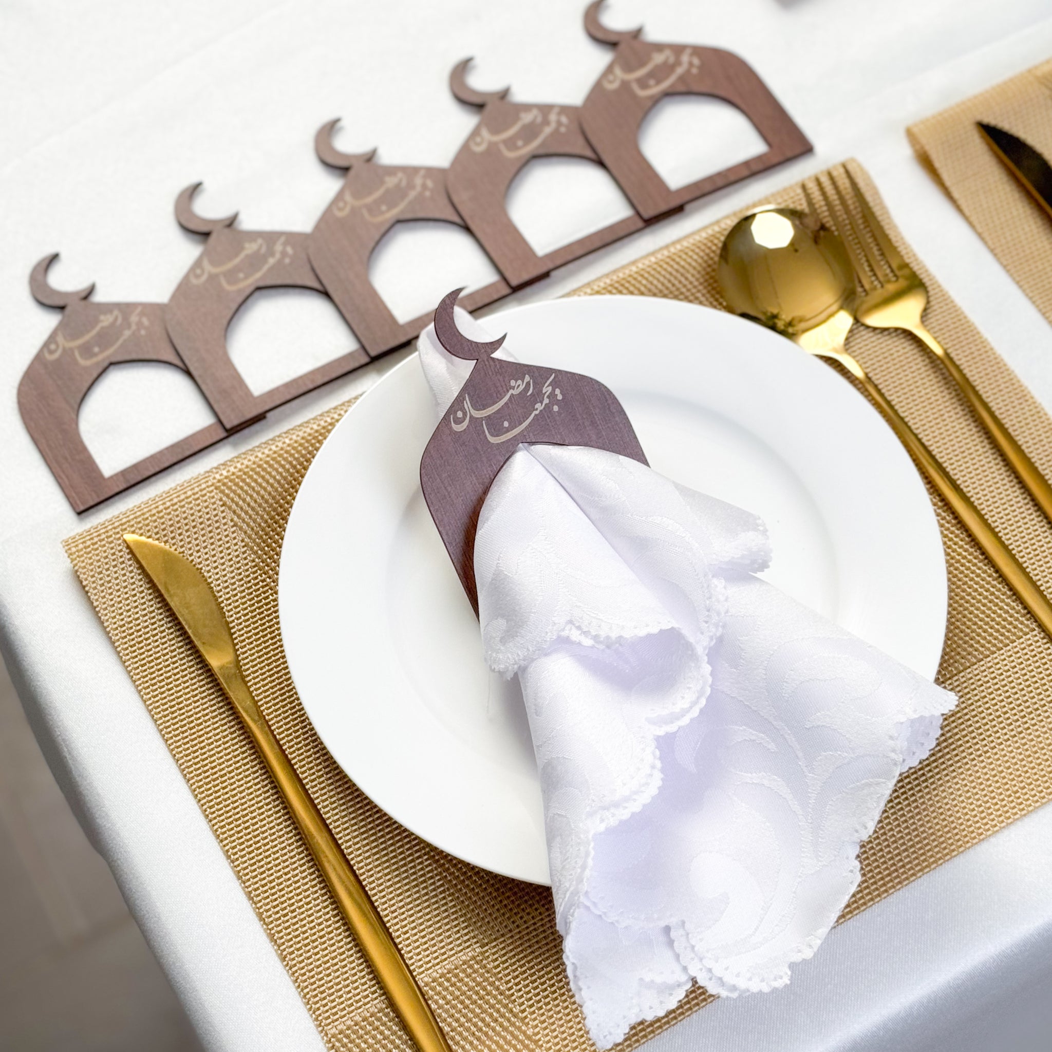 6 napkin and placemat holders