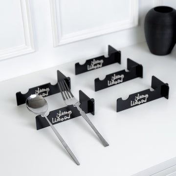 6 Pieces Spoon and Fork Stand