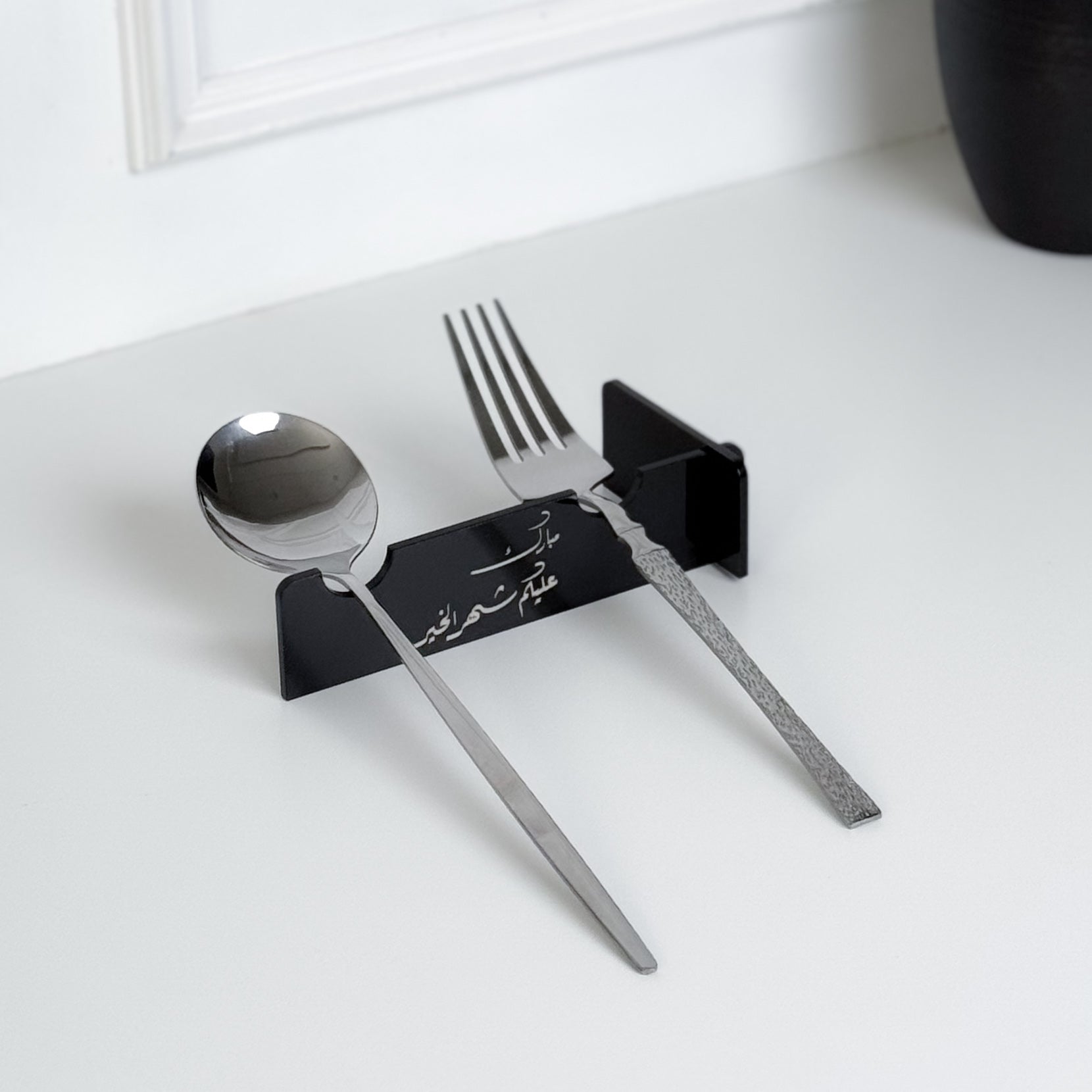 Spoons and forks stand