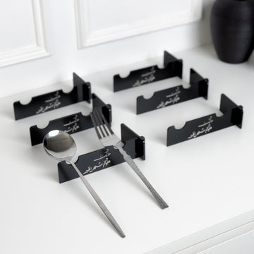 6 Pieces Spoon and Fork Stand