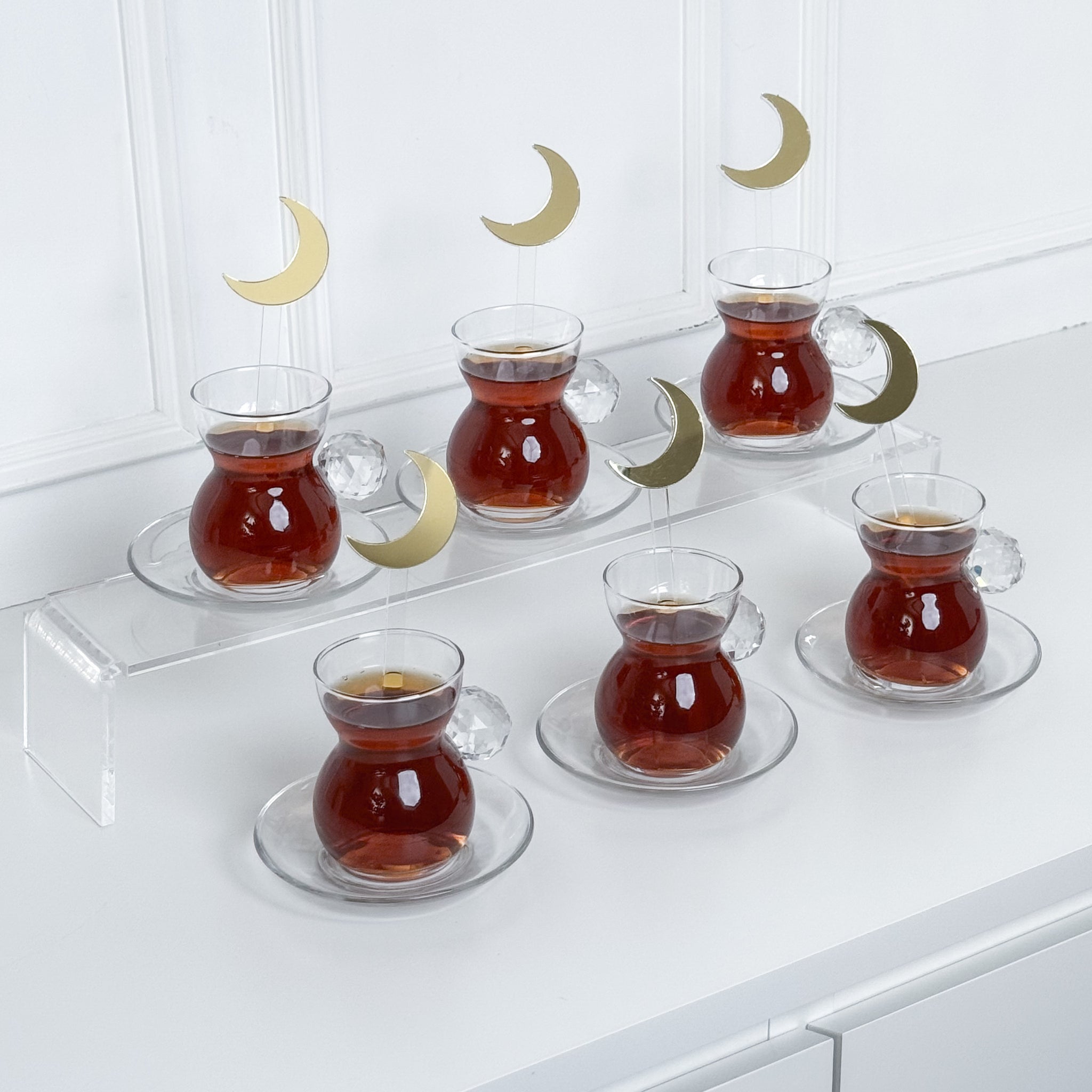 Ramadan spoons 6 pieces + spoon stand