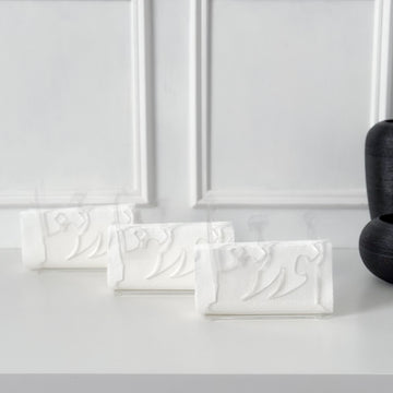 3 tissue holders with the phrase (Nortona)