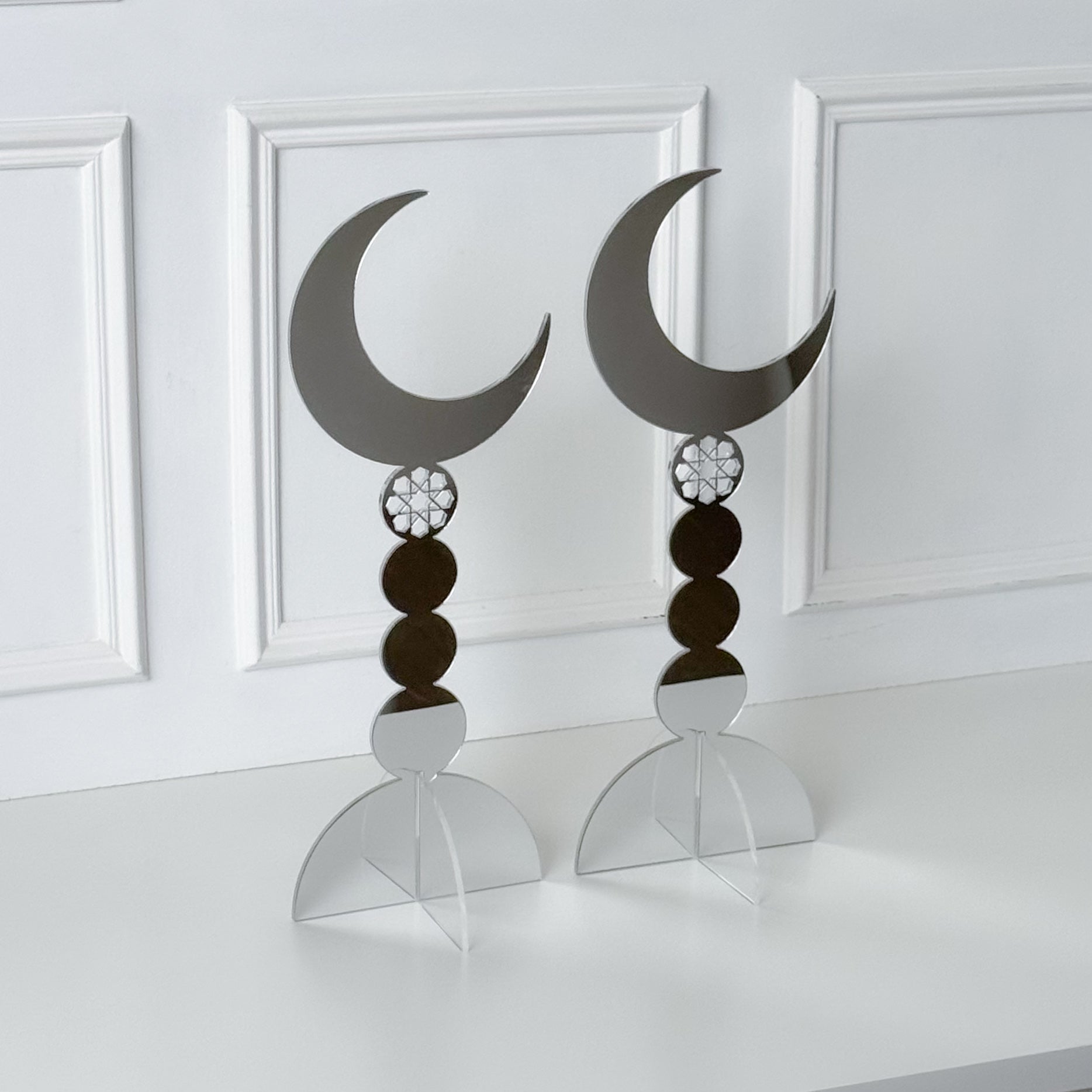 Silver Crescent Decor 2