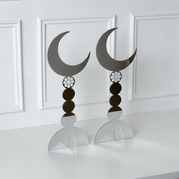 Silver Crescent Decor 2