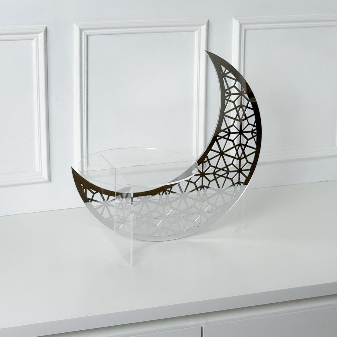 Silver Crescent Tray